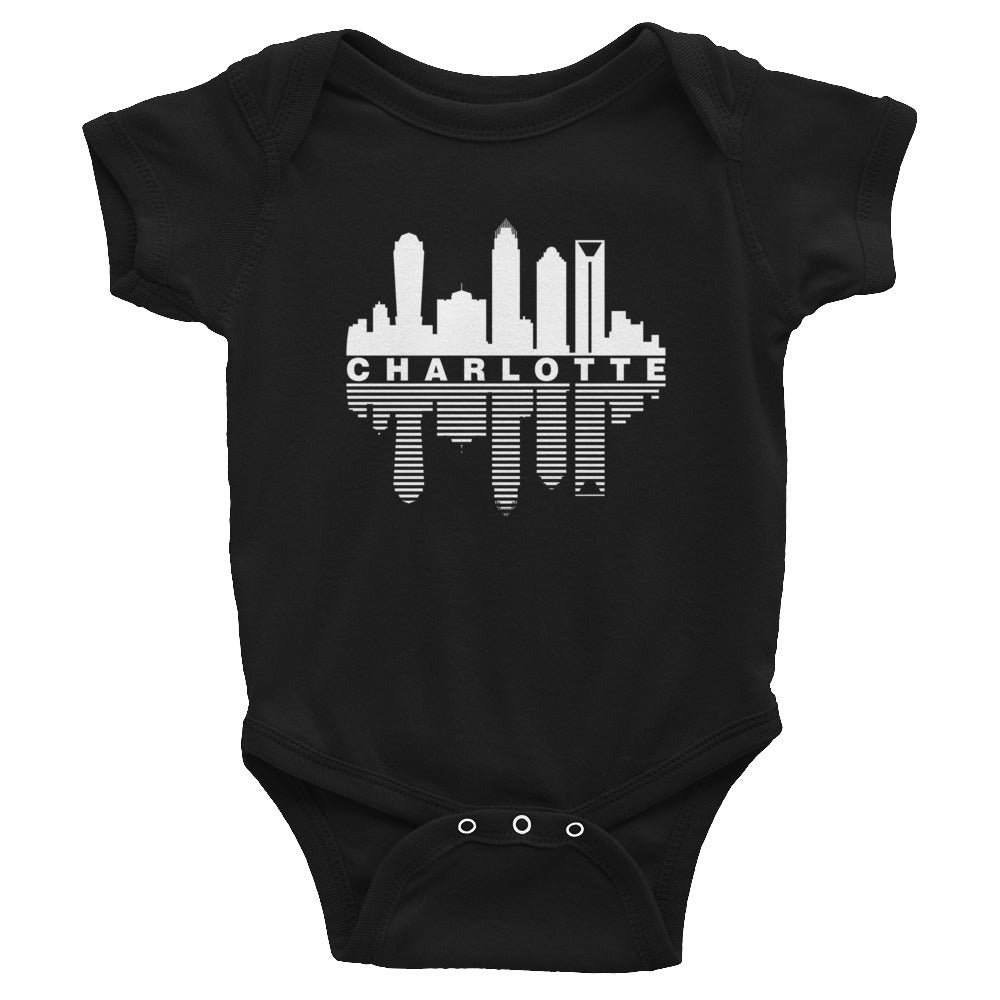 Charlotte Skyline Fade with Text - Infant