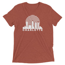 Load image into Gallery viewer, Charlotte Skyline Sunrise with text - Men
