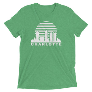 Charlotte Skyline Sunrise with text - Women