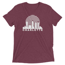 Load image into Gallery viewer, Charlotte Skyline Sunrise with text - Men