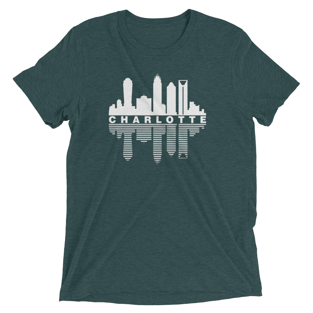 Charlotte Skyline Fade with Text - Men