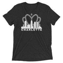 Load image into Gallery viewer, Charlotte Skyline with Crown Sunrise Fade with text - Men