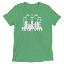 Load image into Gallery viewer, Charlotte Skyline with Crown Sunrise Fade with text - Men