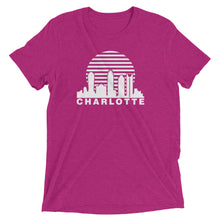 Load image into Gallery viewer, Charlotte Skyline Sunrise with text - Men