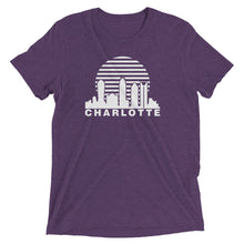 Load image into Gallery viewer, Charlotte Skyline Sunrise with text - Men