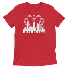 Load image into Gallery viewer, Charlotte Skyline with Crown Sunrise Fade with text - Men