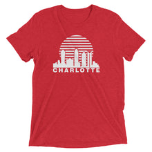 Load image into Gallery viewer, Charlotte Skyline Sunrise with text - Men